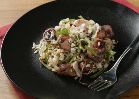 Arroz con chipirones