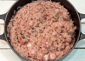 Arroz con pulpo