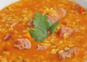 Arroz meloso con atún
