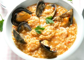 Arroz con mariscos en Thermomix