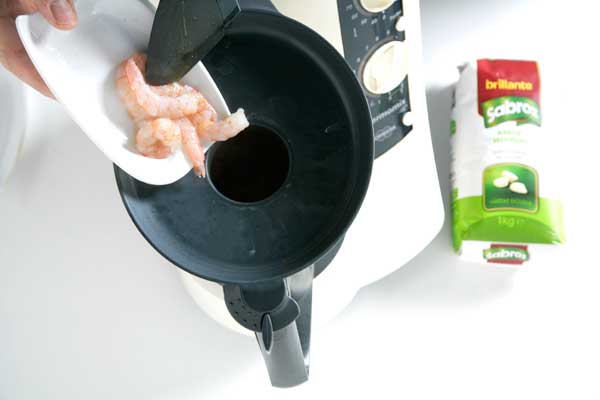 paso 10 receta ingrediente 130 g de gambas