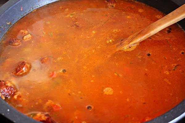paso 9 receta ingrediente 5 tazas de caldo de verduras suave o de agua