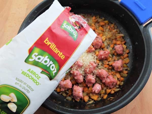 paso 5 receta ingrediente 300 g de arroz Sabroz