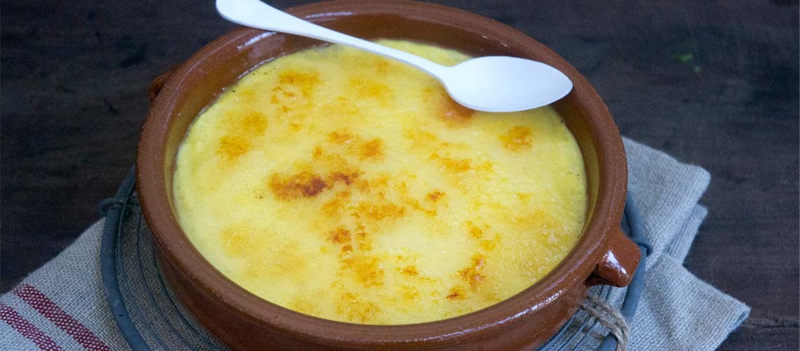Receta de crema catalana de arroz con leche