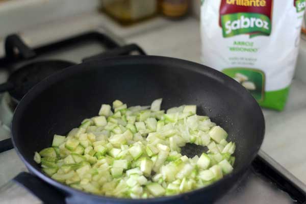 paso 3 receta ingrediente 1 calabacín grande