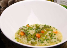 Arroz caldoso de trigueros