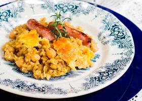 Arroz con costra