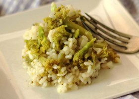 Arroz con brócoli