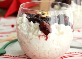 Arroz con leche navideño